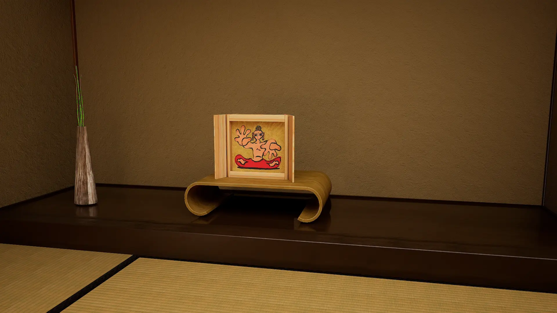 「「祈りの壇」3D CG モデルの合成」の画像